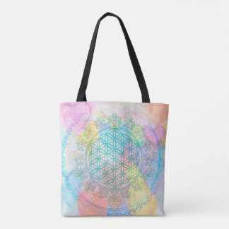 Tote Bag Fleur De Vie / Blume des Lebens - Coeurs d'amour