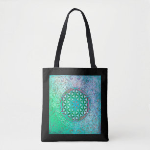 Tote Bag Fleur de vie / Blume des Lebens - Ornement IV