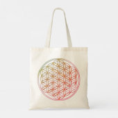 Tote Bag Fleur De Vie | coloré (Dos)