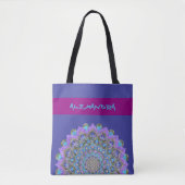 Tote Bag Fleur De Vie - Mandala India Style 2 (Devant)