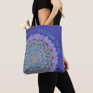 Tote Bag Fleur De Vie - Mandala India Style 2