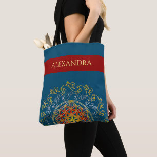 Tote Bag Fleur de Vie - Ornements Vintage Mandala 1