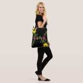 Tote Bag Fleur d'Hibiscus (Sur le modèle)