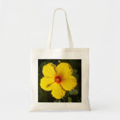 Tote Bag Fleur d'Hibiscus jaune (Devant)