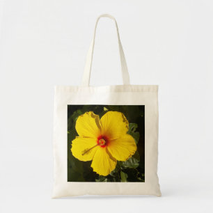 Tote Bag Fleur d'Hibiscus jaune