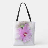 Tote Bag Fleur d'Hibiscus Rose (Dos)