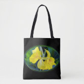 Tote Bag Fleur d'Iris jaune (Devant)