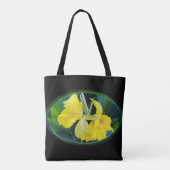 Tote Bag Fleur d'Iris jaune (Dos)