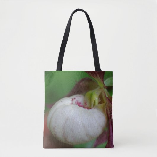 Tote Bag Fleur d'orchidée blanche (Devant)