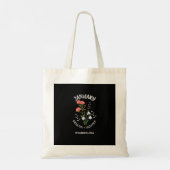 Tote Bag Fleur du mois de naissance JANVIER Personnalisé (Dos)