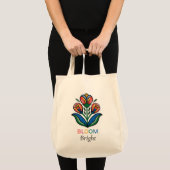 Tote Bag Fleur éclatante Bloom Bright (Devant (produit))