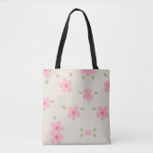 Tote Bag Fleur Élégante Moderne (Devant)