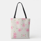 Tote Bag Fleur Élégante Moderne (Dos)