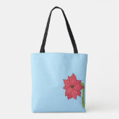 Tote Bag Fleur Étoile Rouge (Dos)