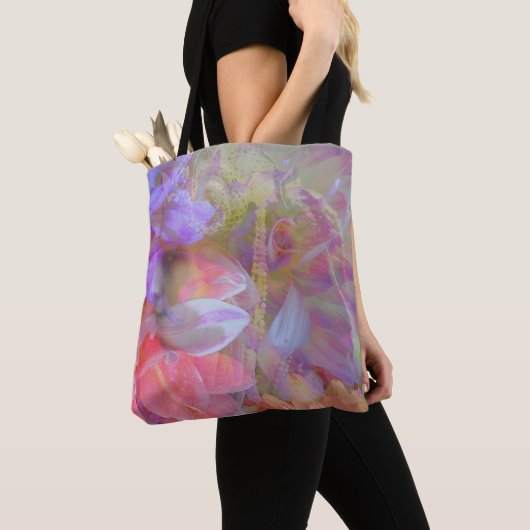 Tote Bag Fleur Fée Double exposition Imaginaire Art (De près)