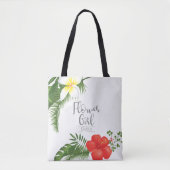 Tote Bag Fleur florale tropicale ID475 (Devant)