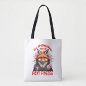 Tote Bag Fleur Fox Mode esthétique (Devant)