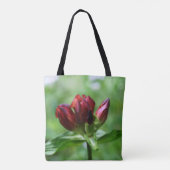 Tote Bag Fleur Gentienne Rouge En Fleur (Dos)