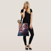 Tote Bag Fleur Imaginaire (Sur le modèle)