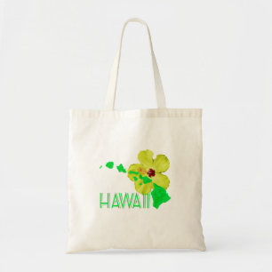 Tote Bag Fleur jaune de ketmie d'îles hawaïennes