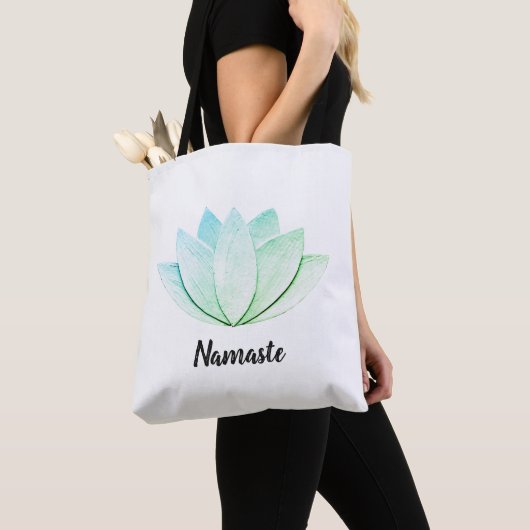 Tote Bag Fleur Lotus (De près)
