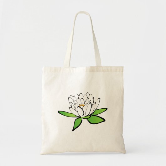 Tote Bag Fleur Lotus (Devant)