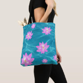 Tote Bag Fleur Lotus (De près)