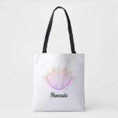 Tote Bag Fleur Lotus (Devant)