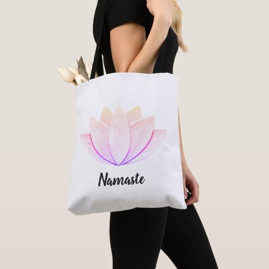 Tote Bag Fleur Lotus (De près)