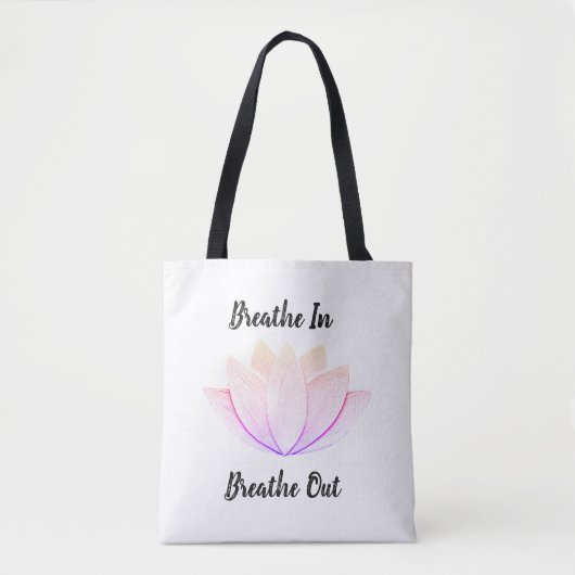 Tote Bag Fleur Lotus (Devant)