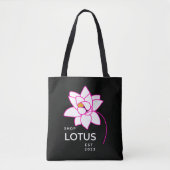 Tote Bag Fleur LOTUS (Devant)