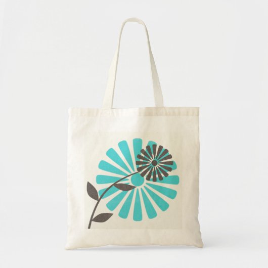 Tote Bag Fleur marquée au poncif Fourre-tout (Devant)