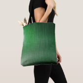 Tote Bag Fleur métallique verte (De près)