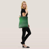 Tote Bag Fleur métallique verte (Sur le modèle)