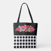 Tote Bag Fleur noire (Dos)