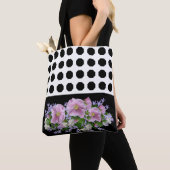Tote Bag Fleur noire (De près)