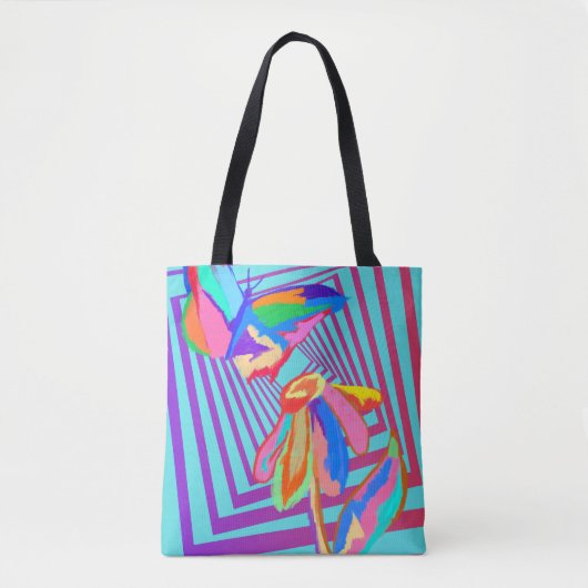 TOTE BAG FLEUR PAPILLON (Devant)