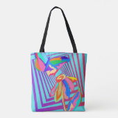 TOTE BAG FLEUR PAPILLON (Dos)