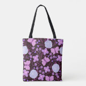 Tote Bag Fleur papillon rose (Dos)