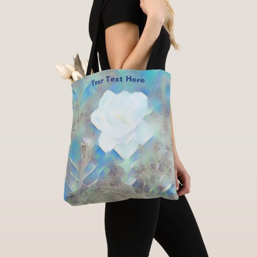 Tote Bag Fleur Pastel (De près)