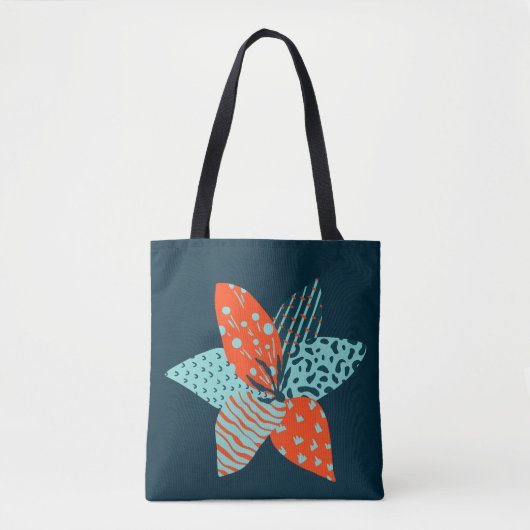 Tote Bag Fleur Patchwork (Devant)