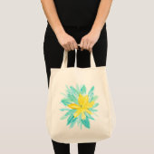 Tote Bag fleur peinte à la main (Devant (produit))