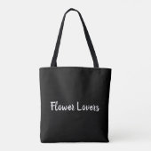 Tote Bag Fleur pourpre (Dos)