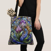 Tote Bag Fleur pourpre (De près)