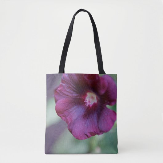 Tote Bag Fleur pourpre Fourre-tout (Devant)