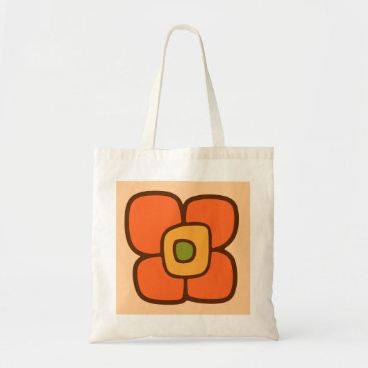 Tote Bag Fleur rétro du printemps (Devant)