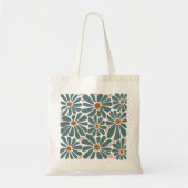 Tote Bag Fleur rétro par Mossy Moose Prints (Devant)