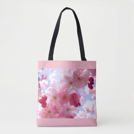 Tote Bag Fleur rose (Devant)