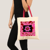 Tote Bag Fleur rose (Devant (produit))