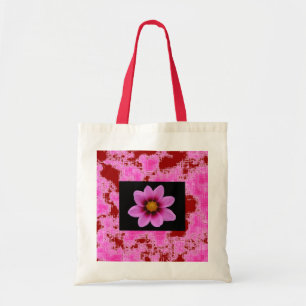 Tote Bag Fleur rose